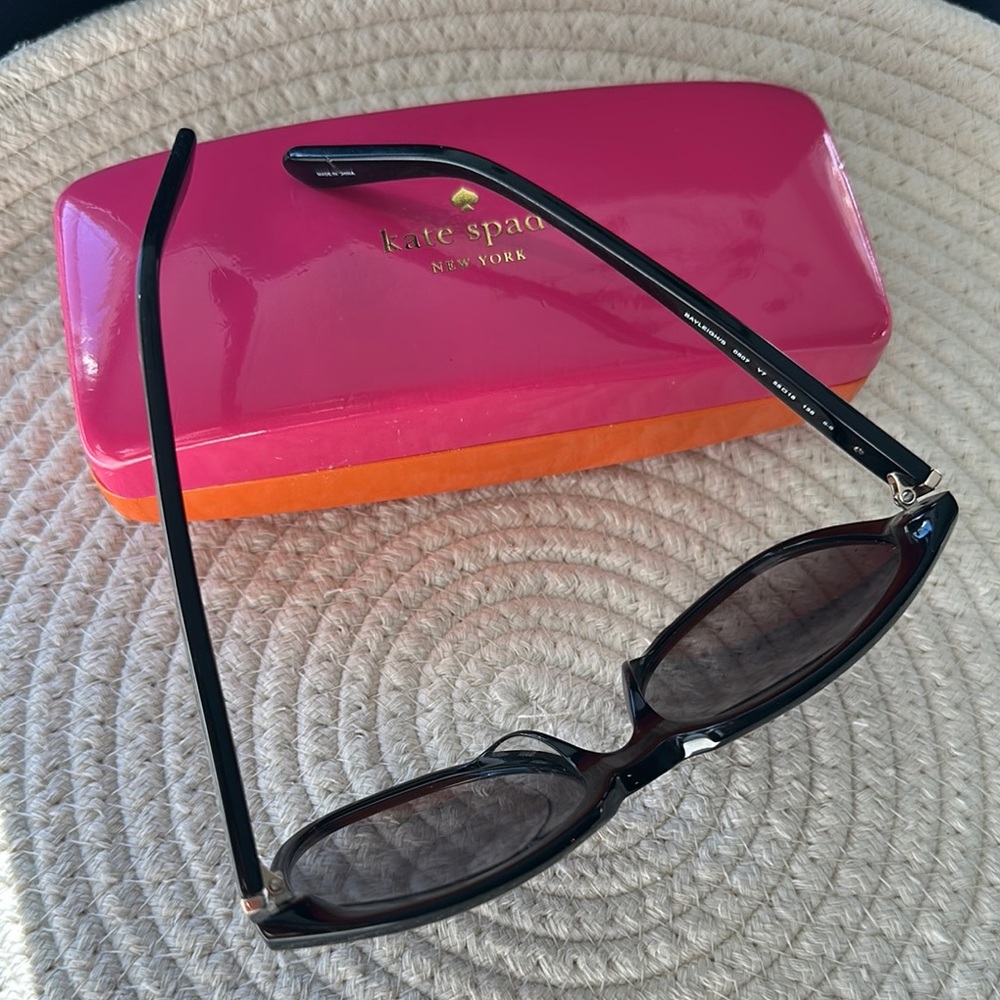 Kate Spade Black Rectangular Sunglasses With Slee… - image 6